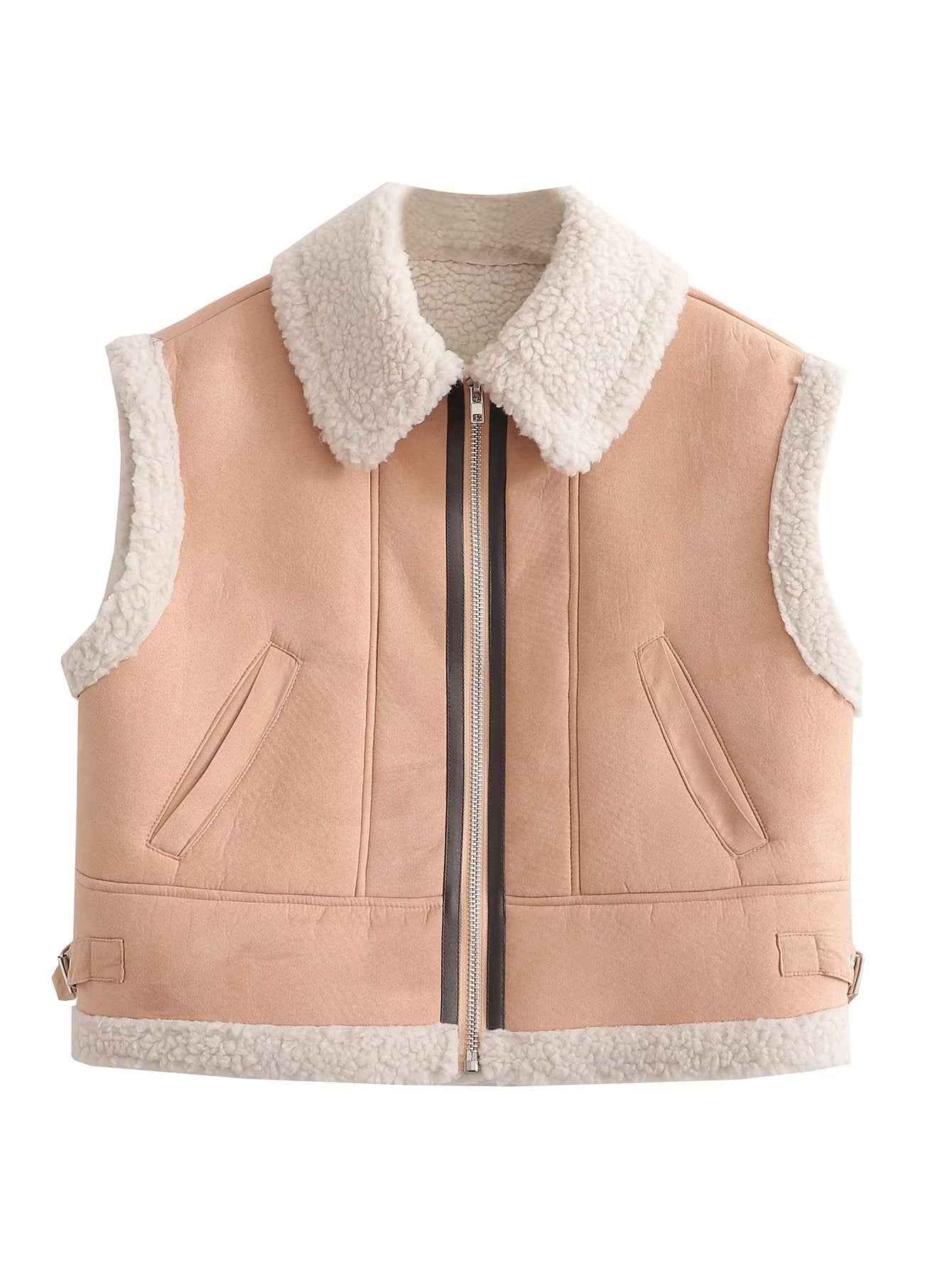 Street Fashion Fur Vest Coat in 3 Colors - Model 9605