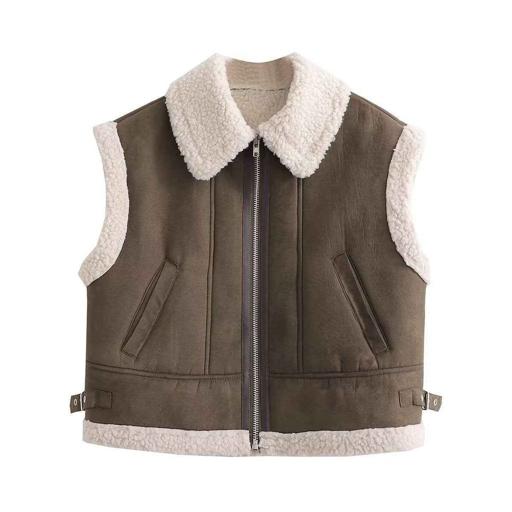 Street Fashion Fur Vest Coat in 3 Colors - Model 9605