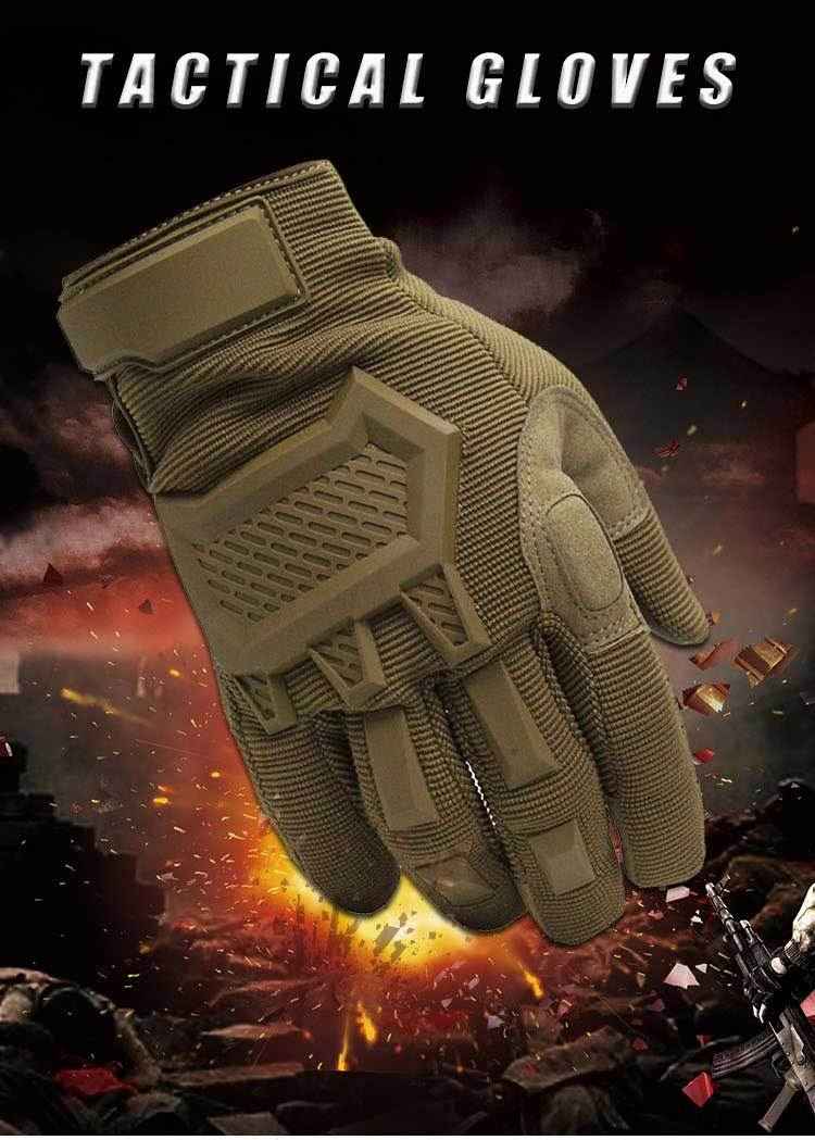 Men's Touch Screen Tactical Gloves - Military Army Sports Gloves