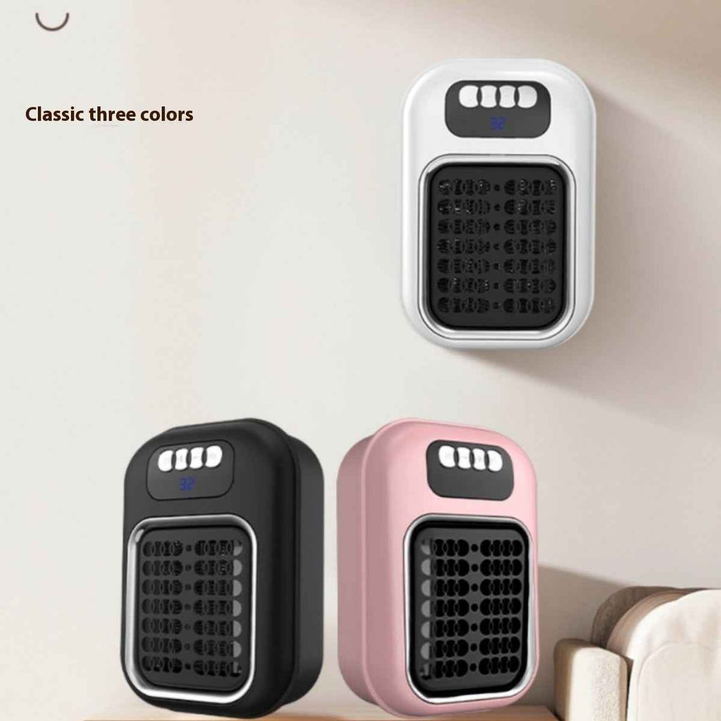 Wall Mounted Electric Heater with Remote Control and Adjustable Silent Thermostat for Home, Office, and Bathroom Winter Use