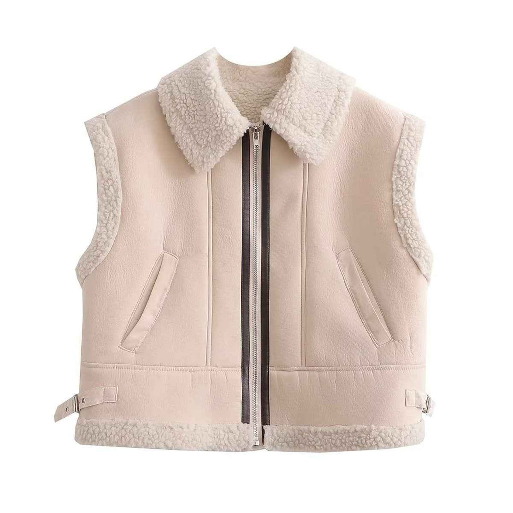 Street Fashion Fur Vest Coat in 3 Colors - Model 9605